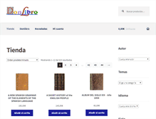 Tablet Screenshot of donlibro.es